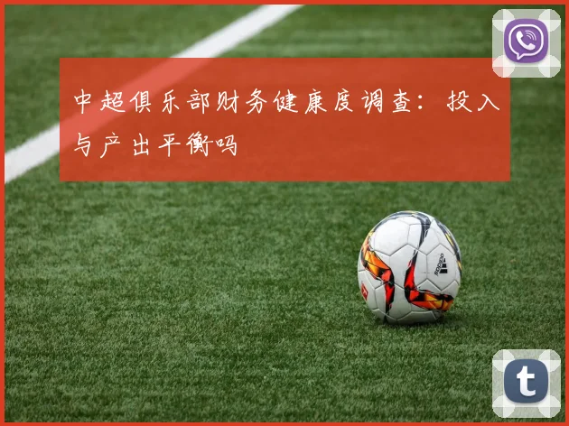 中超俱乐部财务健康度调查：投入与产出平衡吗